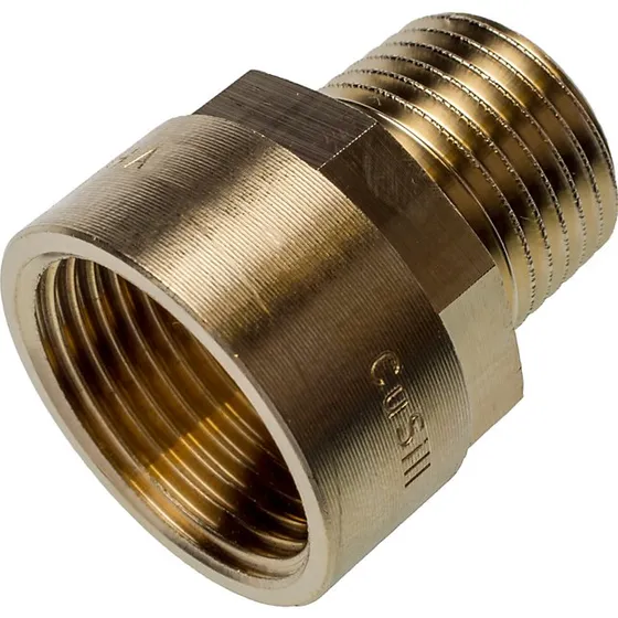 PURAFIT Spidsmuffe 1/2 x 1 Siliciumbronze Blyfri
