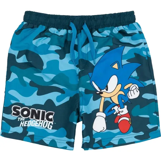Sonic The Hedgehog Badeshorts til drenge - Officielt licenseret
