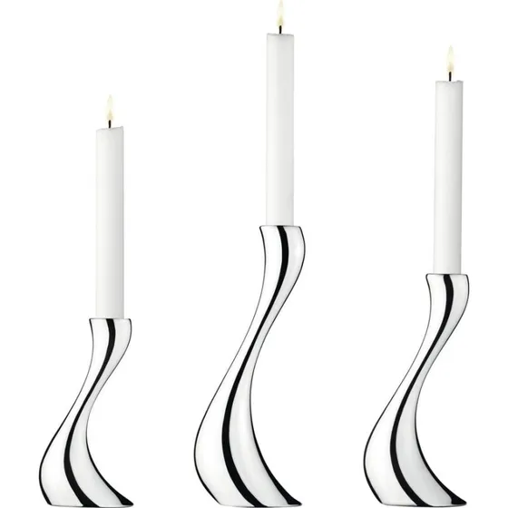 Georg Jensen COBRA lysestage sæt 3 stk (small, medium, large)