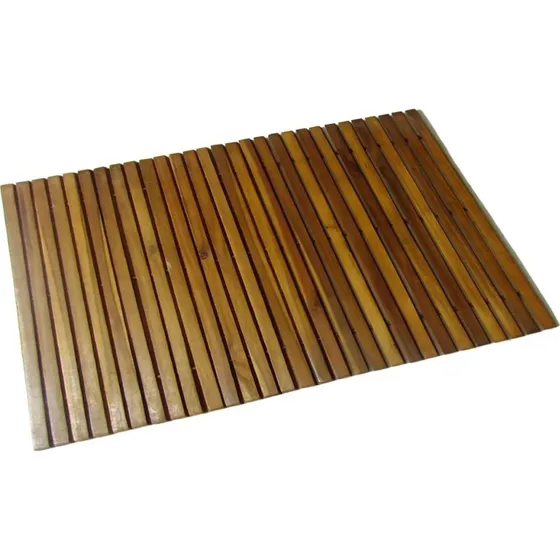 Bademtte i akacietr 80x50 cm - skridsikker