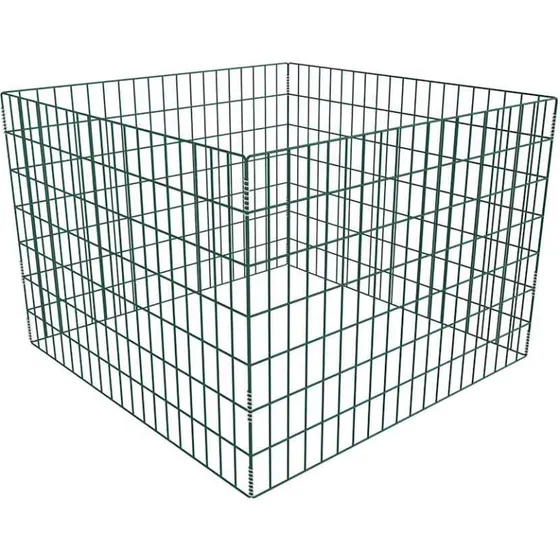 Firkantet kompostbeholder 10010070 cm  pulverlakeret