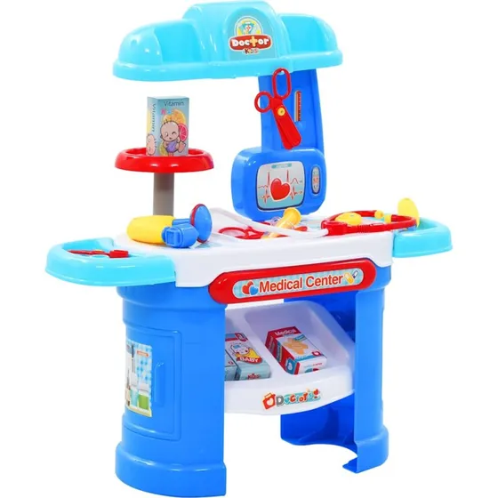 Doktorst til brn 15 dele  rollespilsst 38x30x67,5 cm