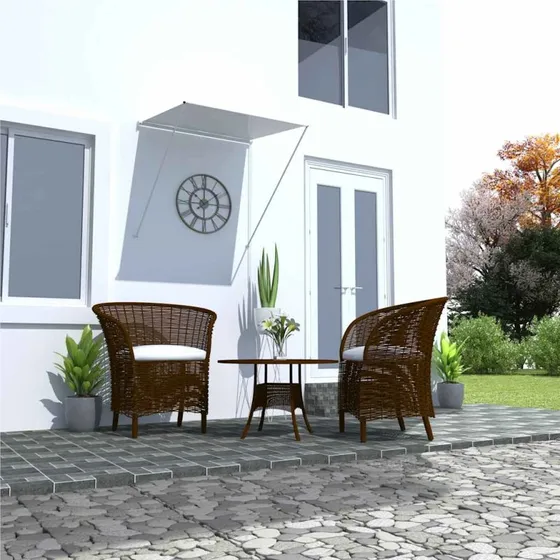 Foldemarkise 100x150 cm creme  vandafvisende & UV-bestandig