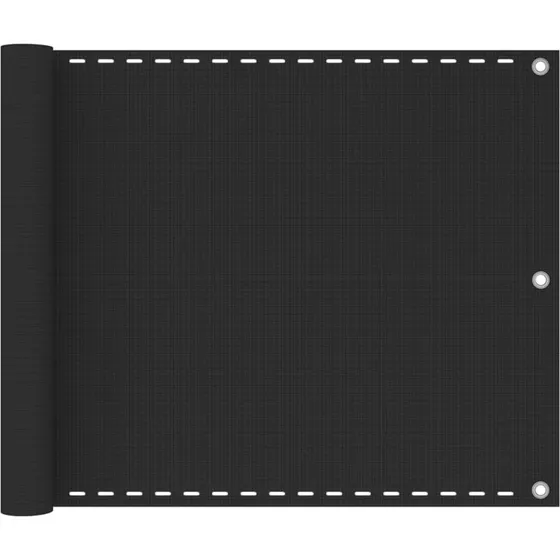 Altanafskrmning HDPE 75x300 cm - Antracitgr