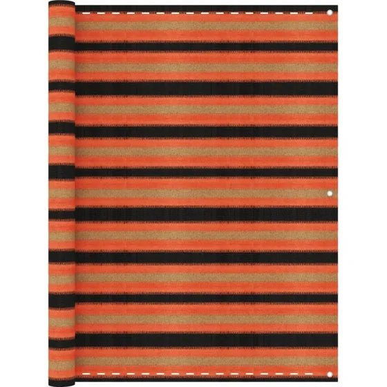 Altanafskærmning HDPE 120x500 cm flerfarvet