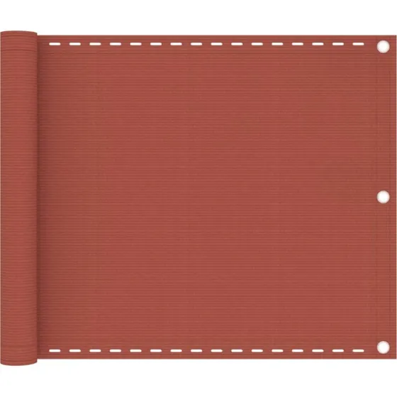 Altanafskrmning HDPE 75x600 cm  Terrakotta