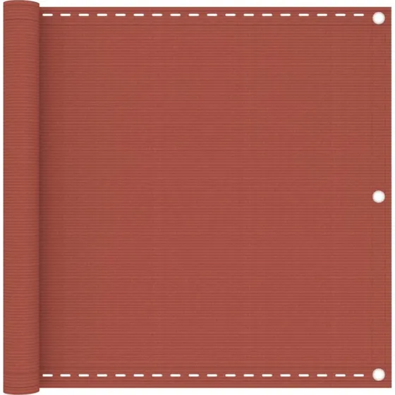 Altanafskærmning HDPE 90x500 cm – Terrakotta