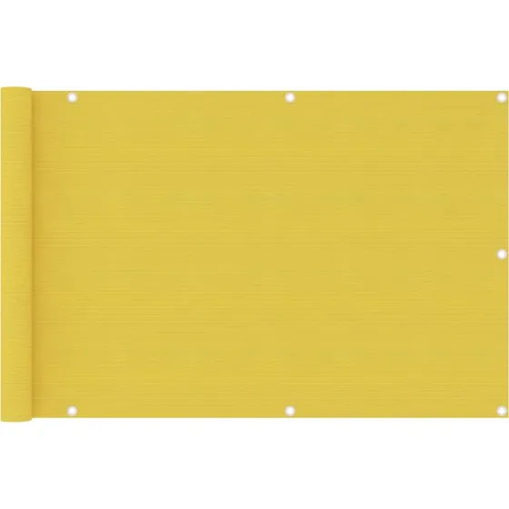 Altanafskrmning 90x400 cm HDPE  Gul