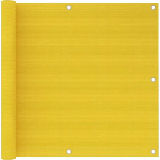 Altanafskrmning HDPE 90x600 cm  Gul