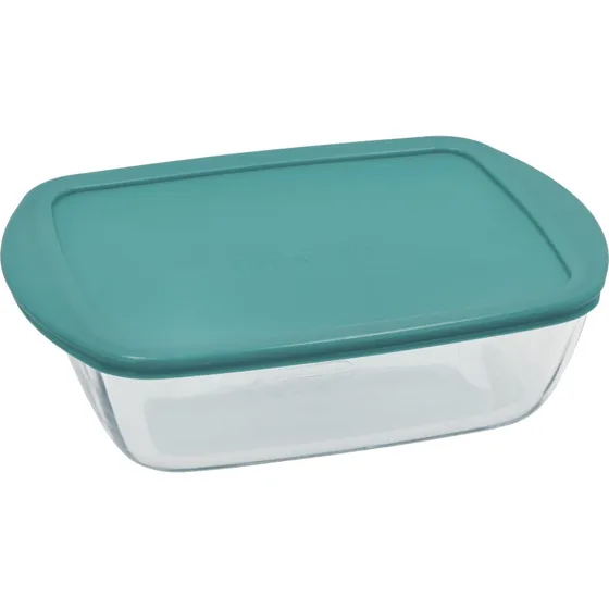 Pyrex Cook&Store Fad rektangulært 28x20x8 cm, klar