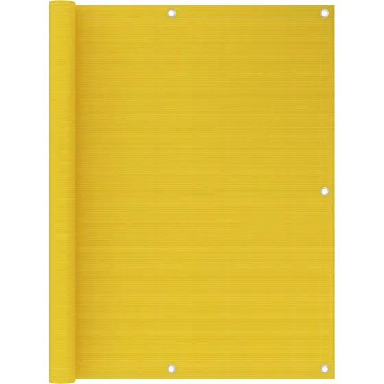 Altanafskærmning HDPE 120x500 cm – Gul