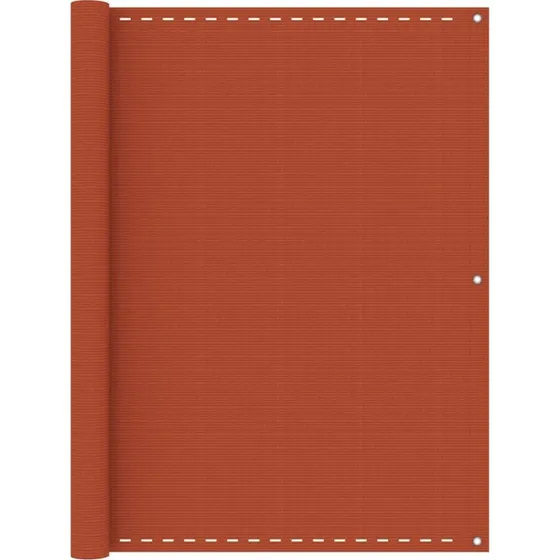 Altanafskrmning 120x500 cm HDPE  Orange