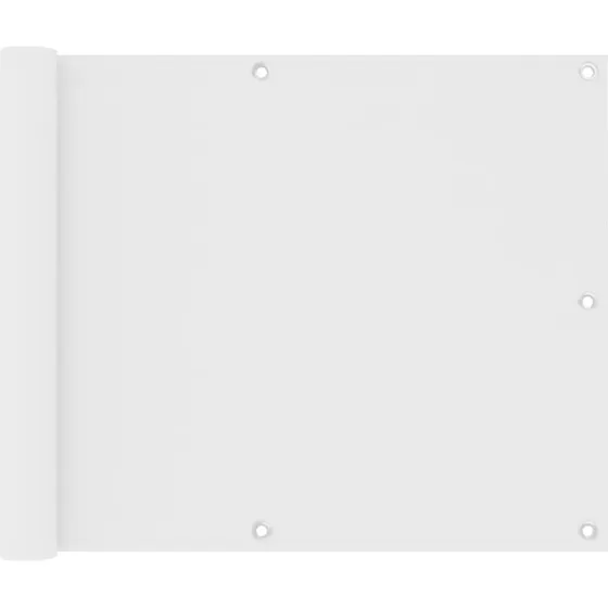 Altanafskærmning 75x600 cm i PU-oxford – Hvid