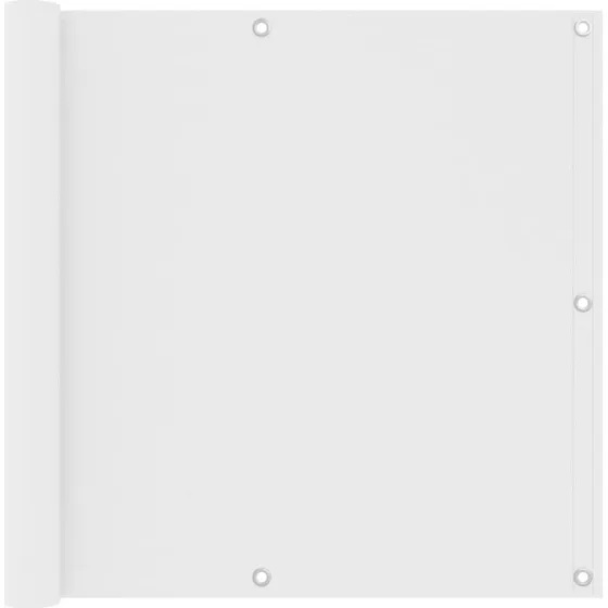 Altanafskærmning 90x300 cm i PU-belagt oxford - Hvid