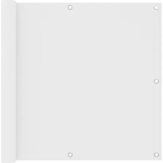 Altanafskærmning 90x400 cm i PU-belagt oxfordstof - Hvid