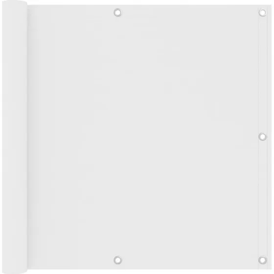 Altanafskærmning 90x500 cm i PU-belagt oxfordstof – hvid
