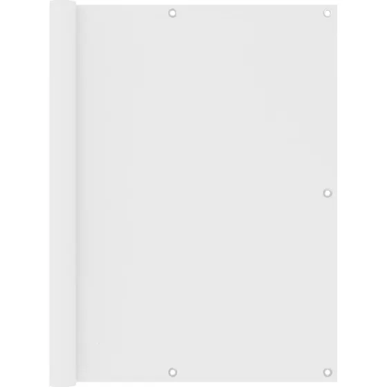 Altanafskærmning 120x300 cm - PU Oxford, hvid