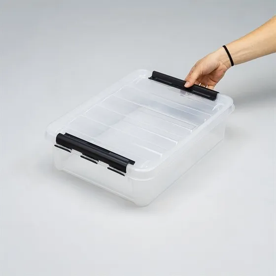 SmartStore Classic Str. 14 klar plastikkasse m/låg