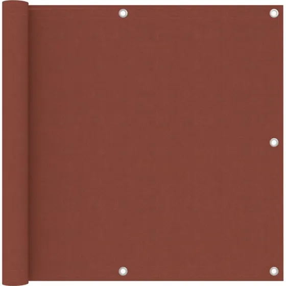 Altanafskærmning 90x500 cm i PU-belagt oxfordstof – terrakotta