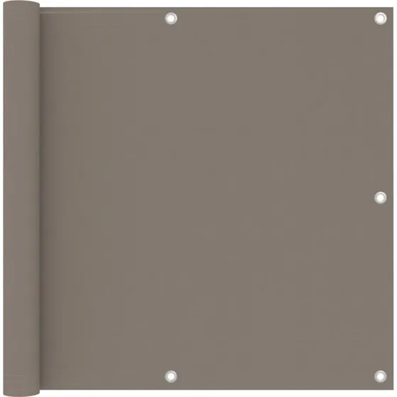Altanafskærmning 90x400 cm PU-belagt Oxford, gråbrun