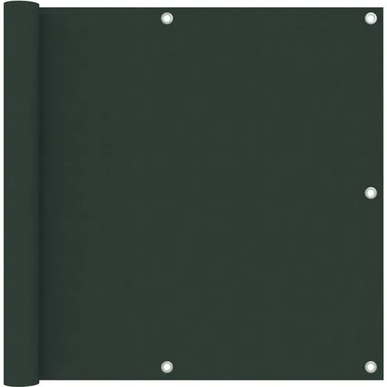 Altanafskrmning 90x300 cm PU-belagte oxfordstof, mrkegrn