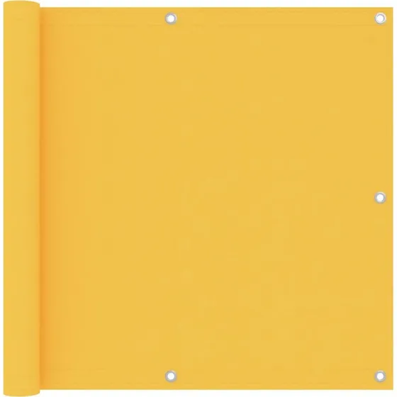 Altanafskærmning 90x500 cm - PU Oxford (gul)