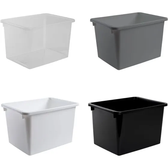 Store It Opbevaringskasse 20 L, transparent