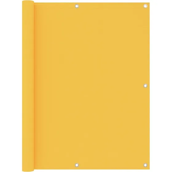 Altanafskærmning 120x500 cm i gul PU-belagt oxford