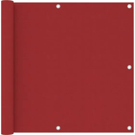 Altanafskærmning 90x300 cm i PU-belagt oxford (rød)