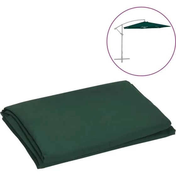 Erstatningsdug til hngeparasol 300 cm  grn