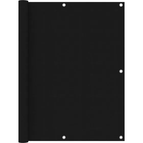 Altanafskærmning 120x400 cm i PU-belagt oxford – Sort