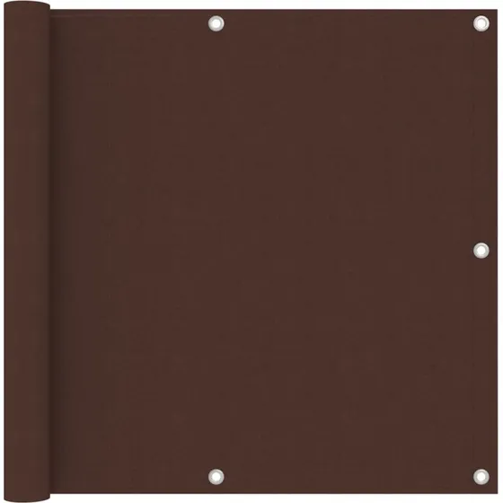 Altanafskærmning 90x600 cm PU-belagt oxford brun