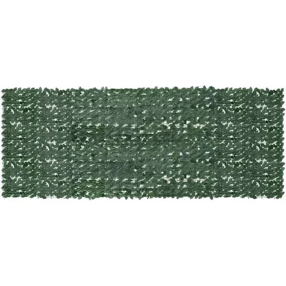 Altanafskrmning 400150 cm  mrkegrnne blade