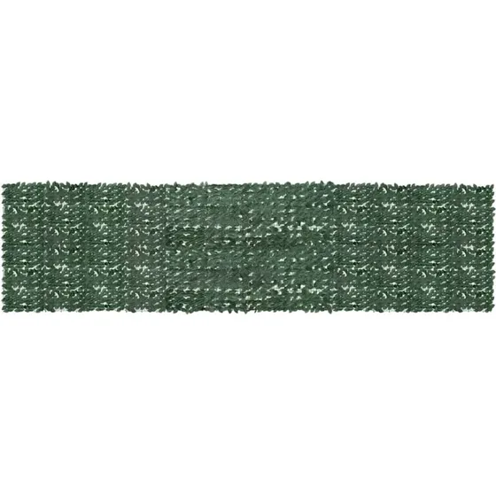 Altanafskrmning 600x150 cm  mrkegrn bladdekoration
