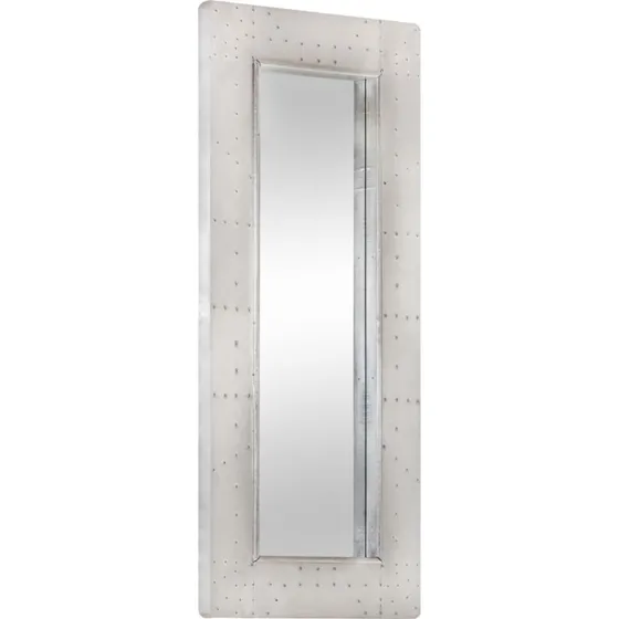 Aviator-spejl 110x50 cm i sølvmetal