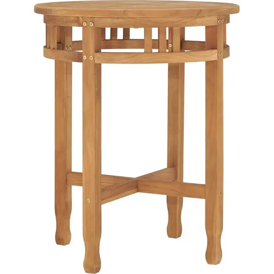 Bistrobord i massivt teak 60x75,5 cm