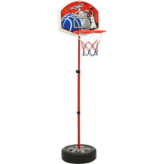 Justerbart basketballst til brn 120 cm  inkl. bold & net