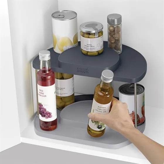 Joseph Joseph Drejefad til køkkenskab 2-niveau Grå