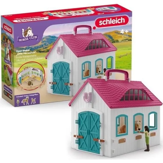SCHLEICH 42703 Horse Club  Transportabel Stald (4+)