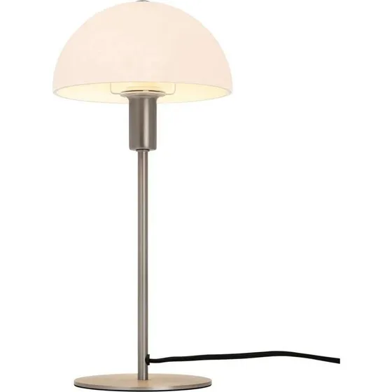 Nordlux Ellen 20 bordlampe - opal/glasset & brstet stl