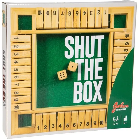 Shut the Box - Klassisk Luk Kassen Brætspil