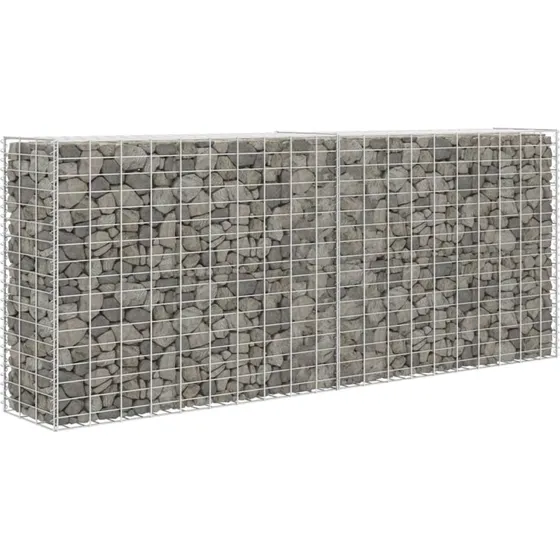 Gabionkurv 85x30x200 cm - Galvaniseret stl