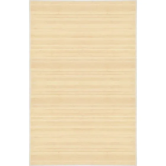 Bambusgulvtæppe 100x160 cm - natur