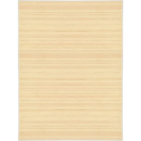 Bambusgulvtæppe 150x200 cm – natur, skridsikker