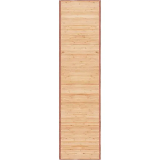 Bambustppe 80x300 cm  brun, skridsikker gulvmtte