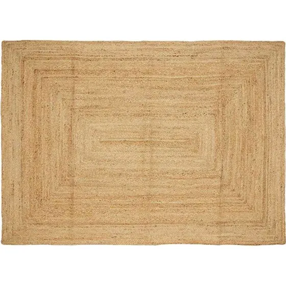 Håndlavet jutetæppe 160 x 230 cm natur