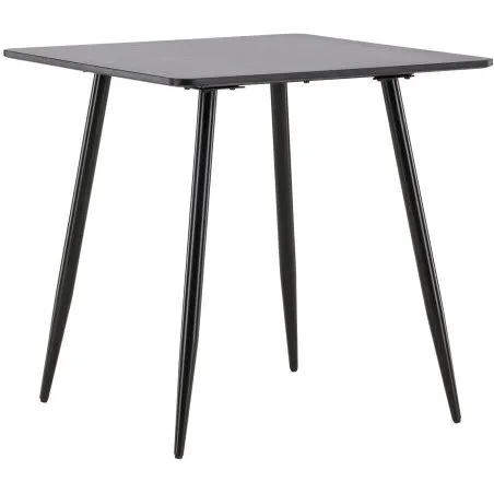 VENTURE DESIGN Polar spisebord 75x75 cm - sort