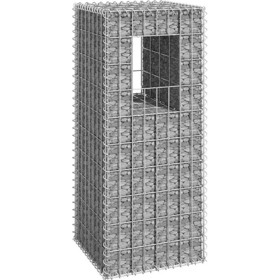 Gabionkurv 40x40x100 cm jern  robust & vejrbestandig