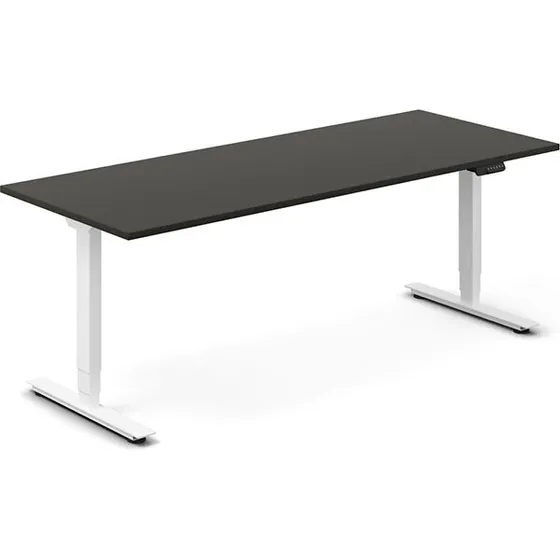 DNA Hæve-sænkebord 2000x800 mm, Antracit/Hvid