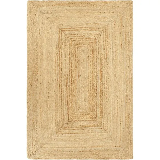 Håndlavet jute-gulvtæppe 180x250 cm